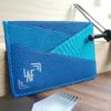 porte cartes - squama bleu