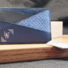 Porte cartes - squama bleu / gris