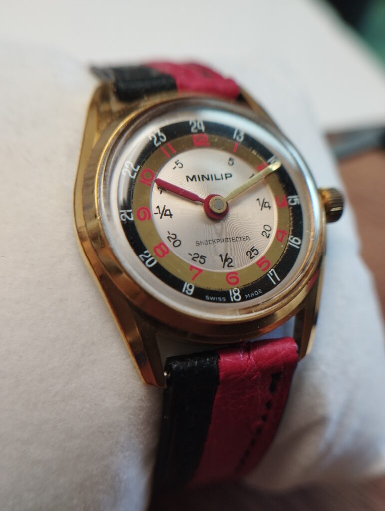 bracelet de montre cuir bi-matière